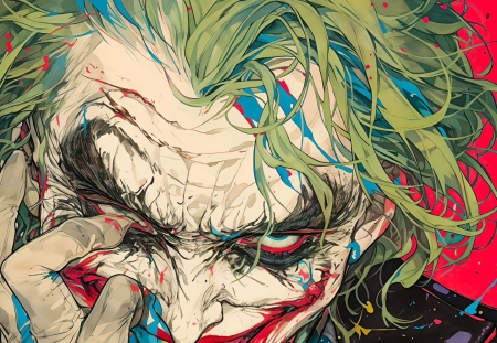 分享5张非常帅气头像的小丑造型张张精选