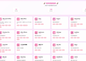 KaiGe软件资源导航站源码