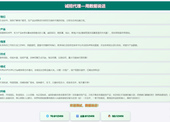 html单页业务介绍源码