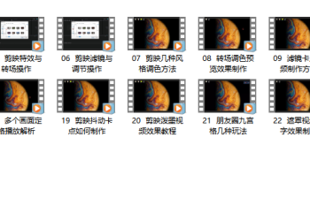 剪映手机版电脑版剪辑教程+手机拍摄技巧