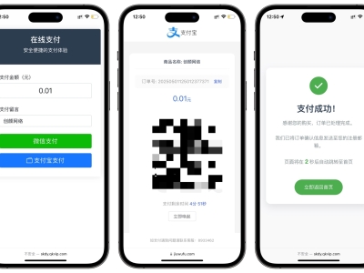 全开源自适应聚合收款单页源码