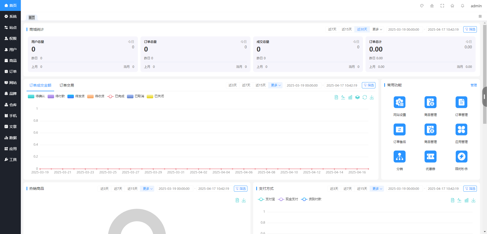 B2C外贸在线购物商城源码