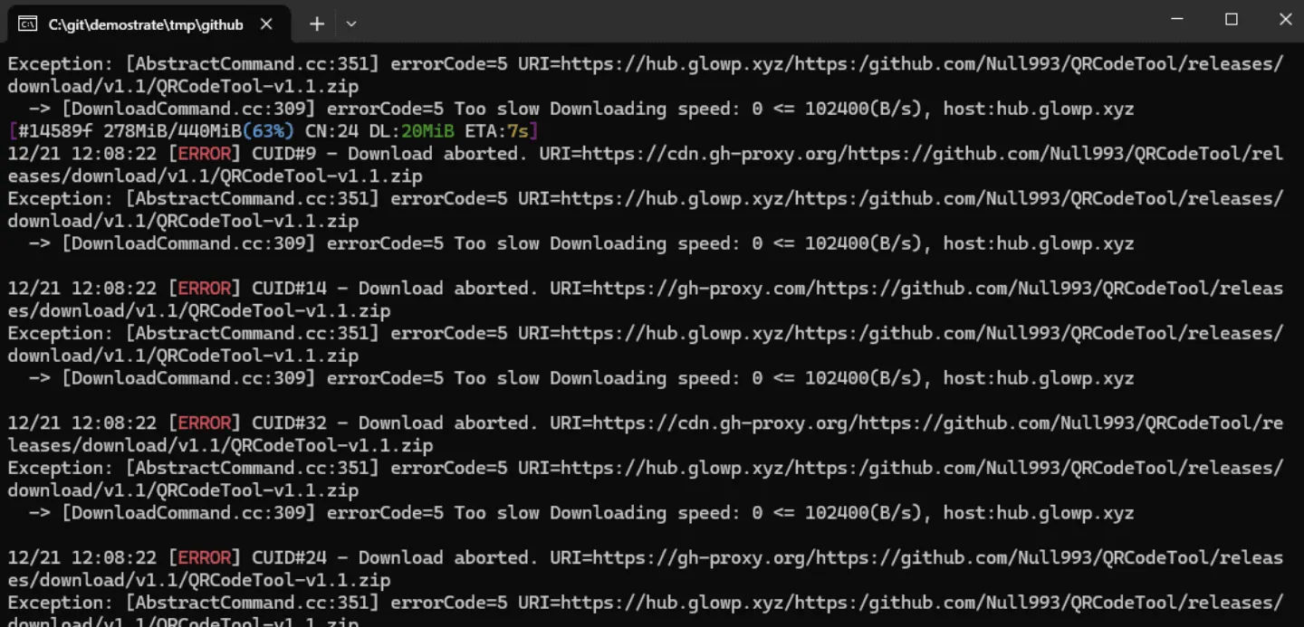 github release下载加速