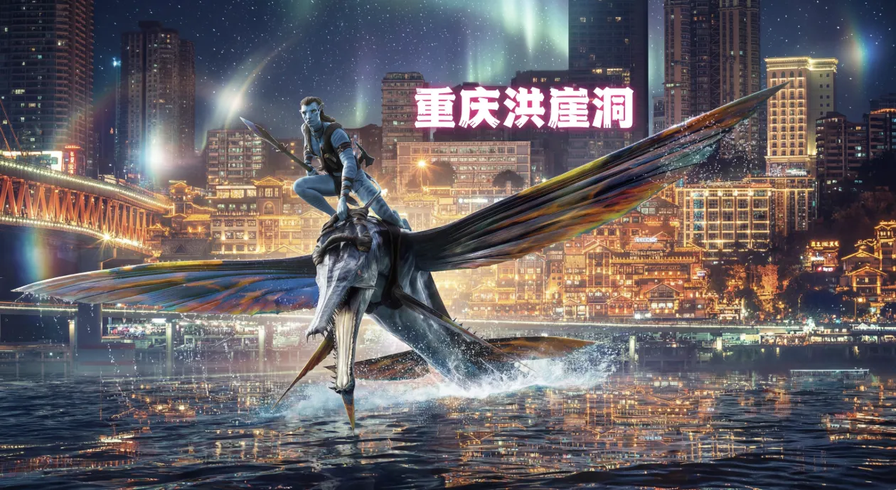 Ai影视制作教程（案例阿凡达3降临重庆）（带中文Ai工具链接）