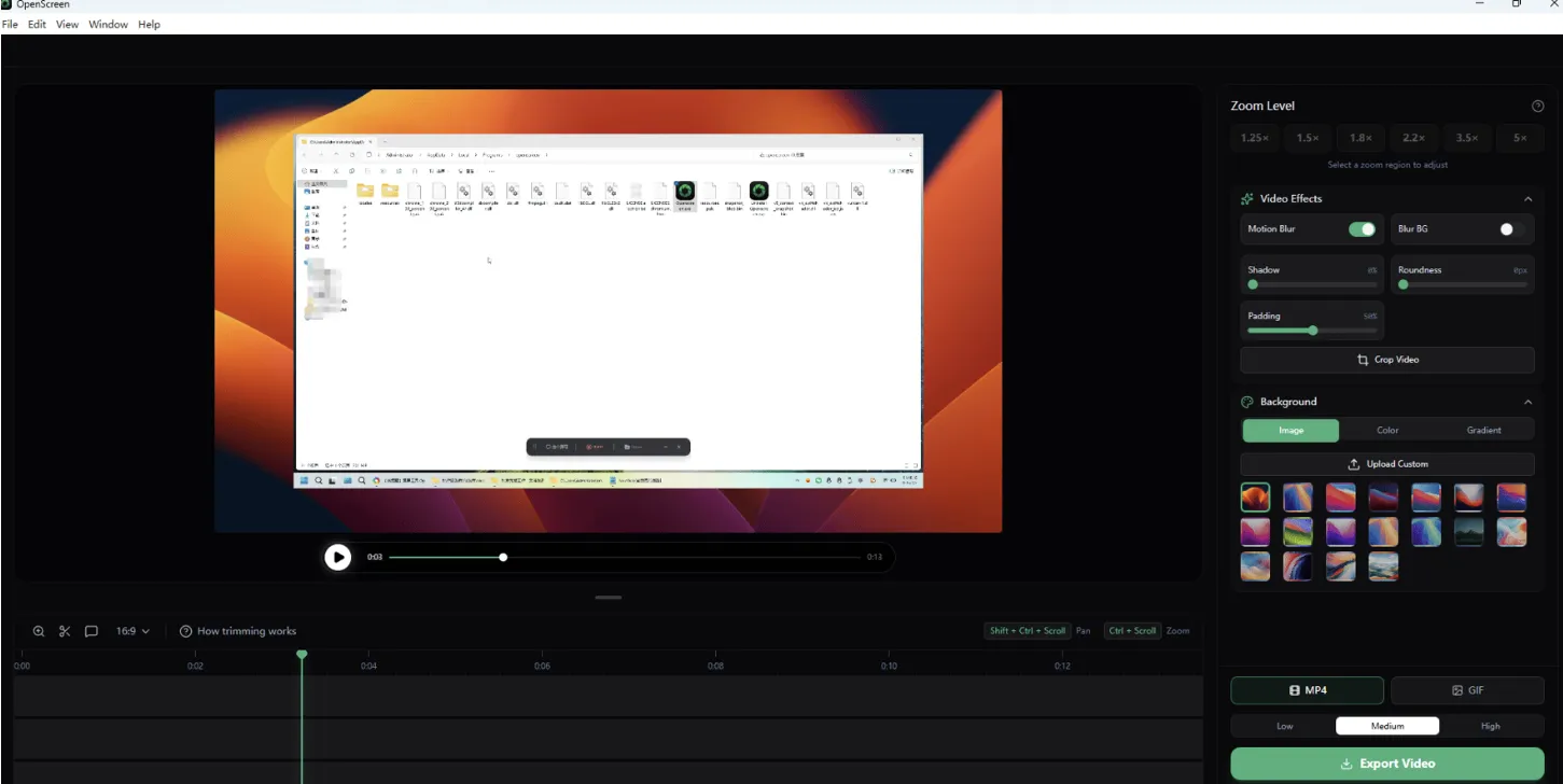 录屏工具 Openscreen v1.1.0