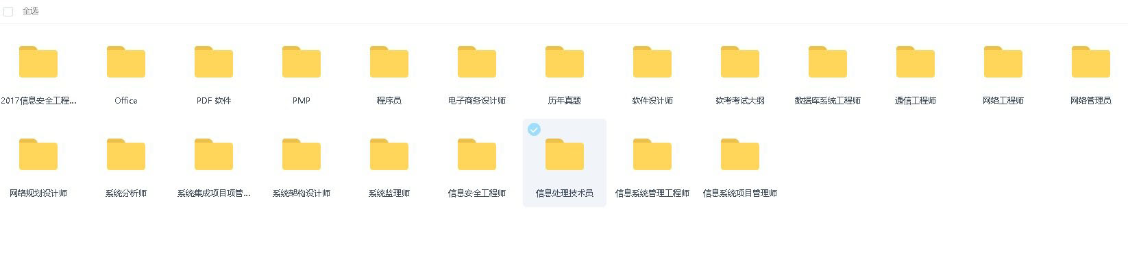 最全的软考资料分享